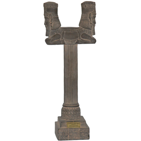 مجسمه تندیس و پیکره شهریار مدل ستون با سر انسان کد Mo1470