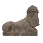 مجسمه تندیس و پیکره شهریار مدل گاو لاماسو بابل کد MO3310